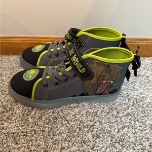 NWT Ground Up Light Up Jurassic Park High Top Sneakers Size 3
